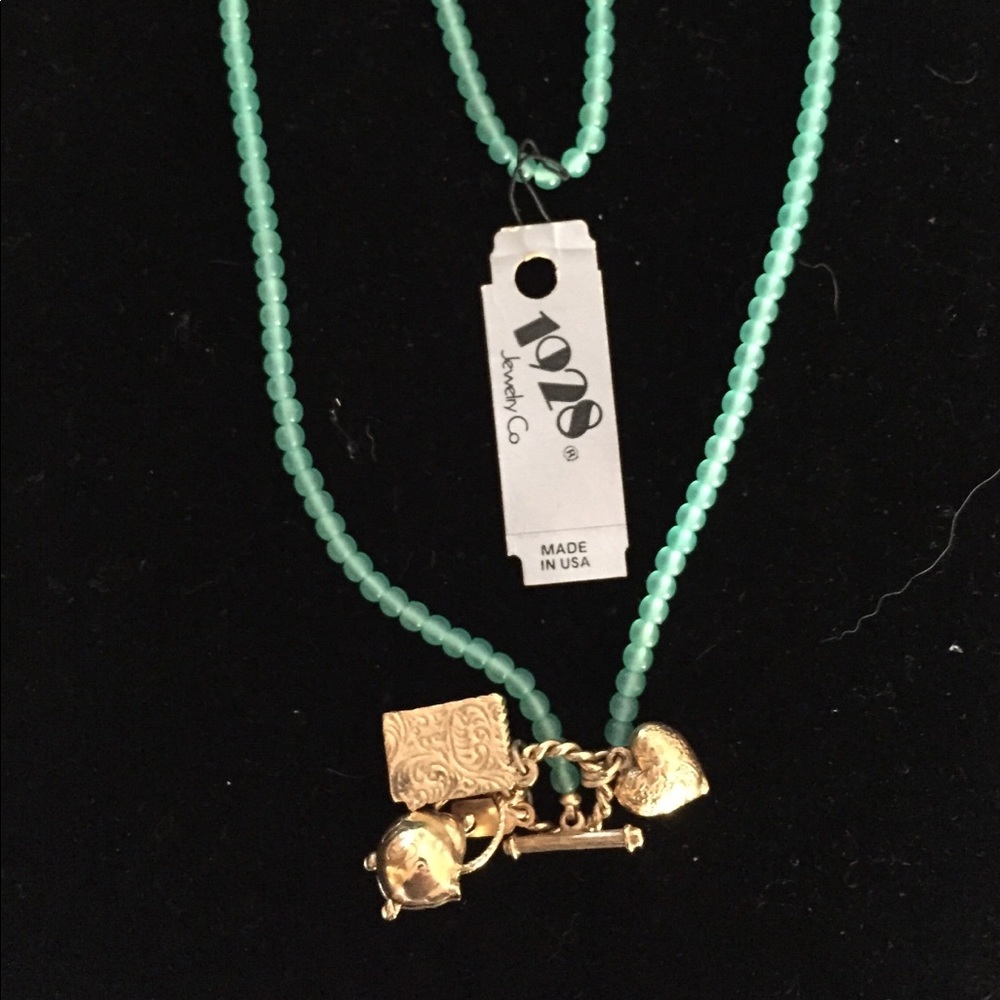 Vintage 1928 Necklace with Charms.